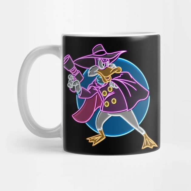 Darkwing neon color by AlanSchell76